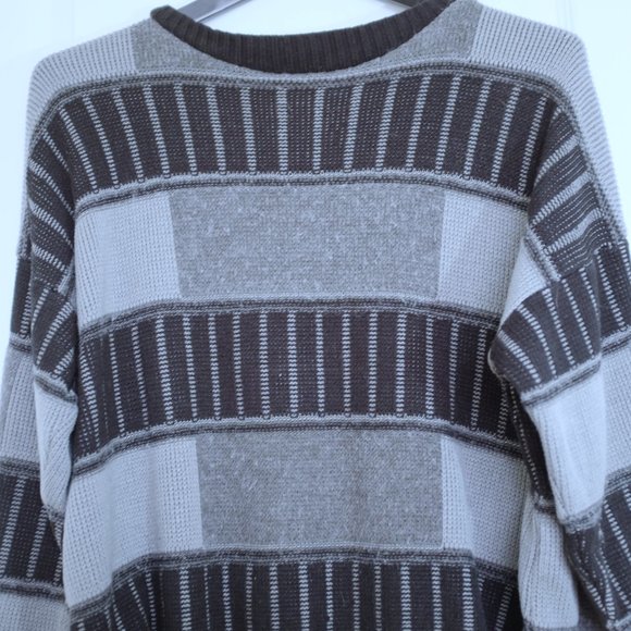 Vintage Randy River geometric pattern sweater XL grandpa - Picture 4 of 16